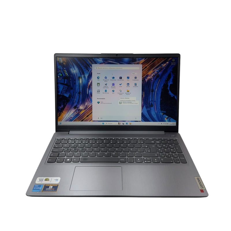 (Seminovo) Notebook Lenovo Ideapad 3 Intel Core I3 1115G4 SSD NVMe 128gb Tela 15' Full HD