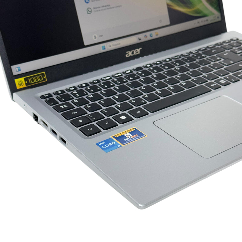 (Seminovo)Notebook Acer A315-58 Intel Core I3 1115G4 SSD NVMe 256gb Tela 15' Full HD